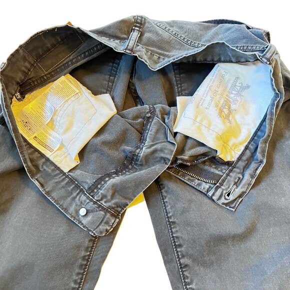 LEVIS 511 Stretch Slim Denim Jeans Black Dark Gray 32X30 White Tag Straight Leg - Picture 6 of 12